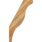Ekena Millwork 6"W x 16"D x 28"H Funston Rough Sawn Knee Brace, Western Red Cedar BRC06X16X28FST00RWR - alternate 3